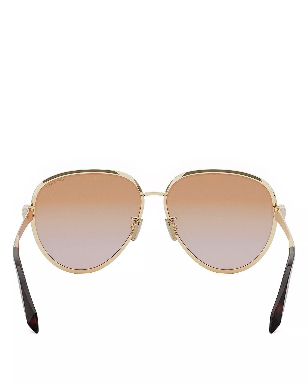 Serpenti Forever Pilot Metal Sunglasses, 59mm - 4