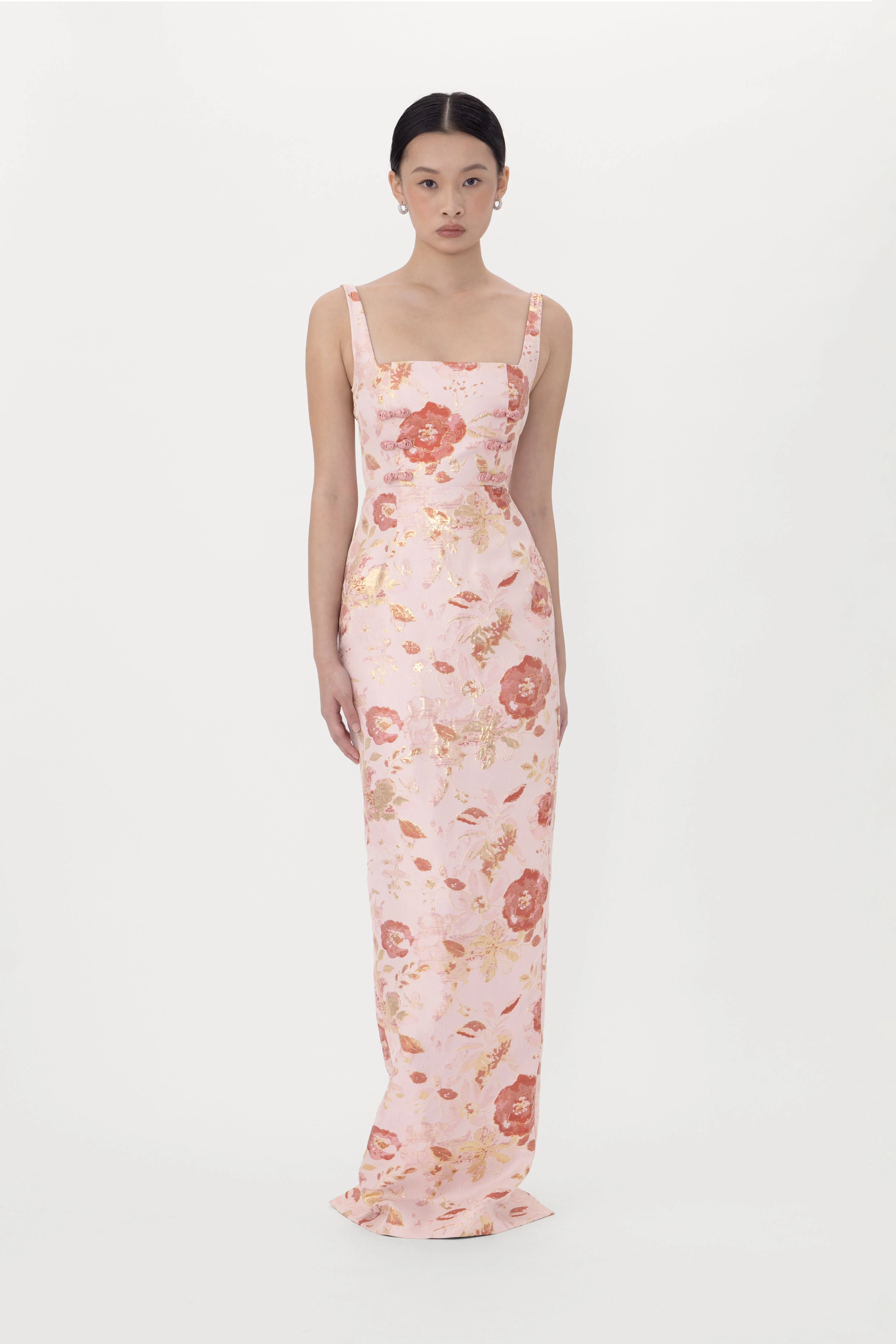 EILEEN JACQUARD GOWN - 1