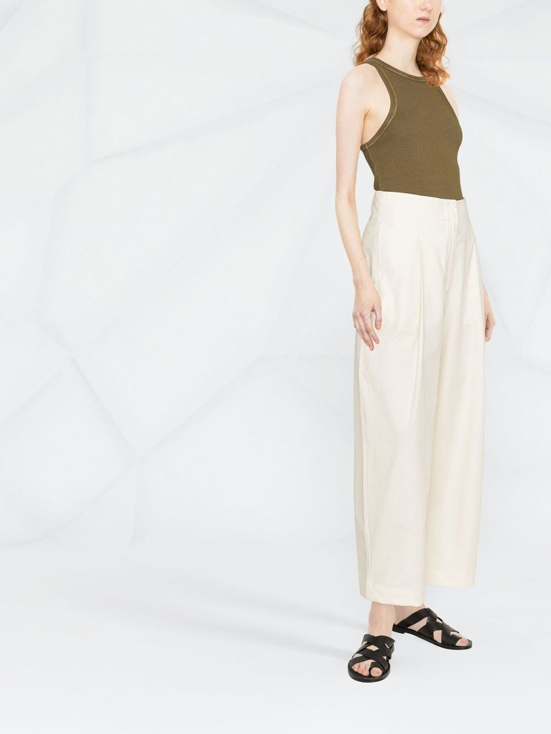 Studio Nicholson Cotton wide leg trousers outlook