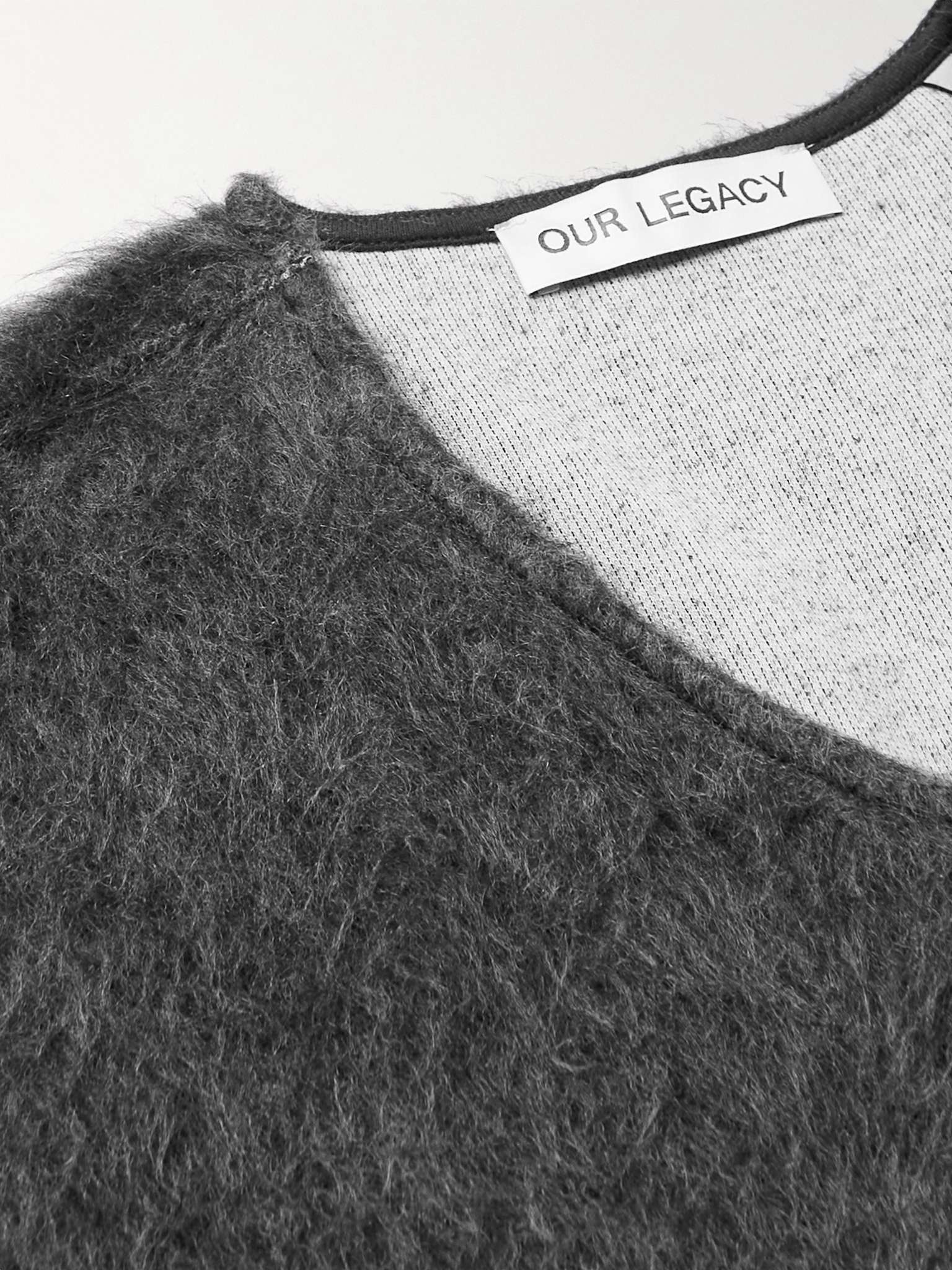 Our Legacy Double Lock Brushed-Knit Sweater Vest | REVERSIBLE