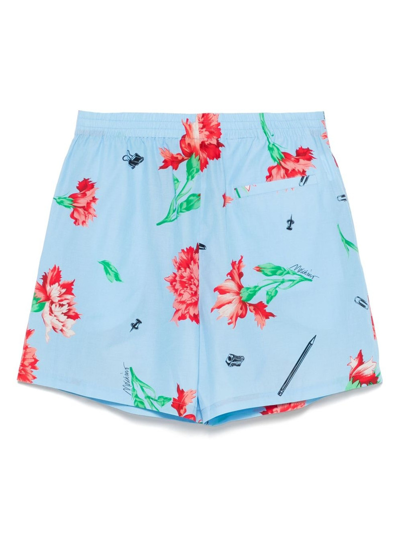 Moschino floral-print shorts outlook