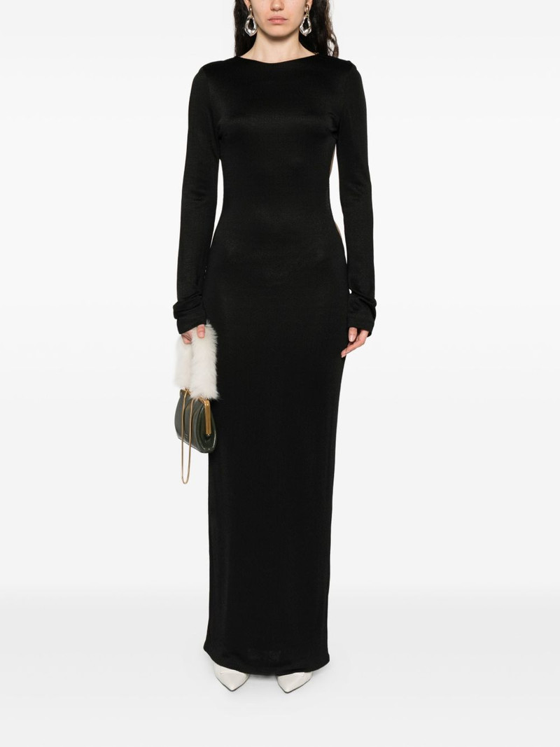 SAINT LAURENT chain-embellished dress outlook