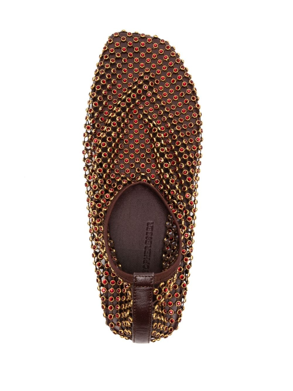 Minette crystal ballerina shoes - 4