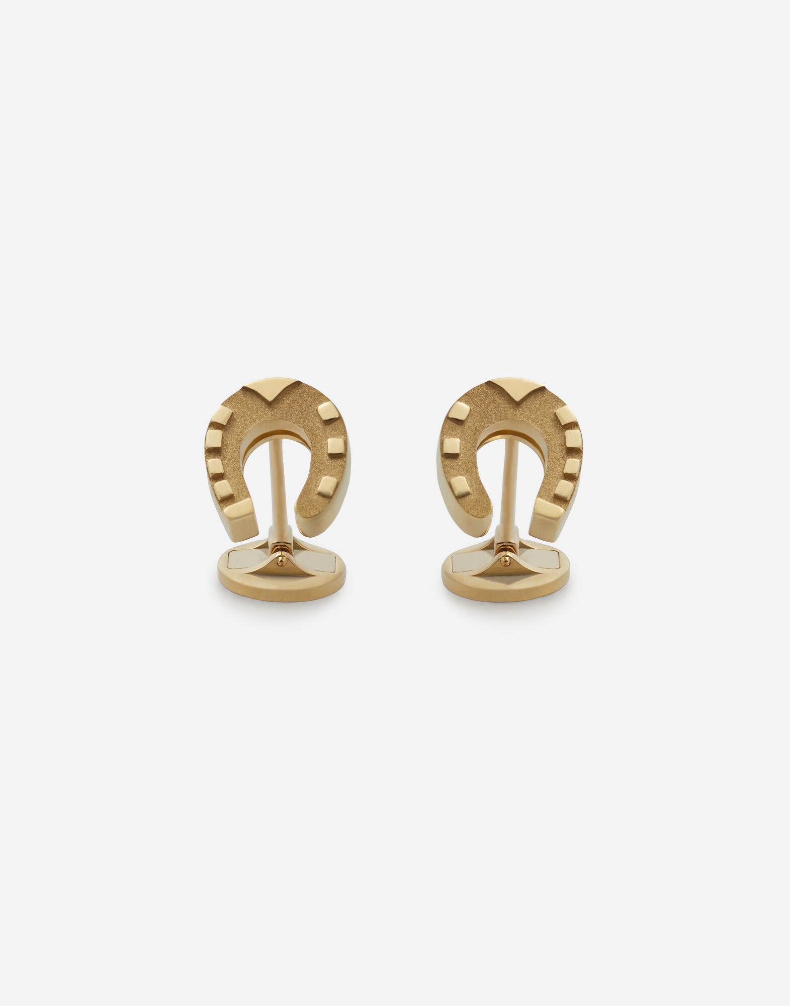 Good luck cufflinks in yellow gold - 1