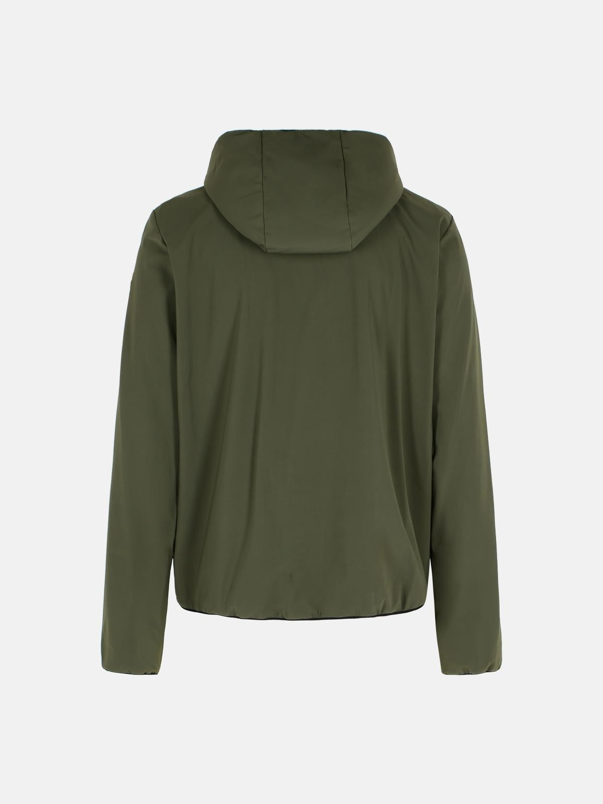 GREEN POLYAMIDE BLEND JACKET - 3