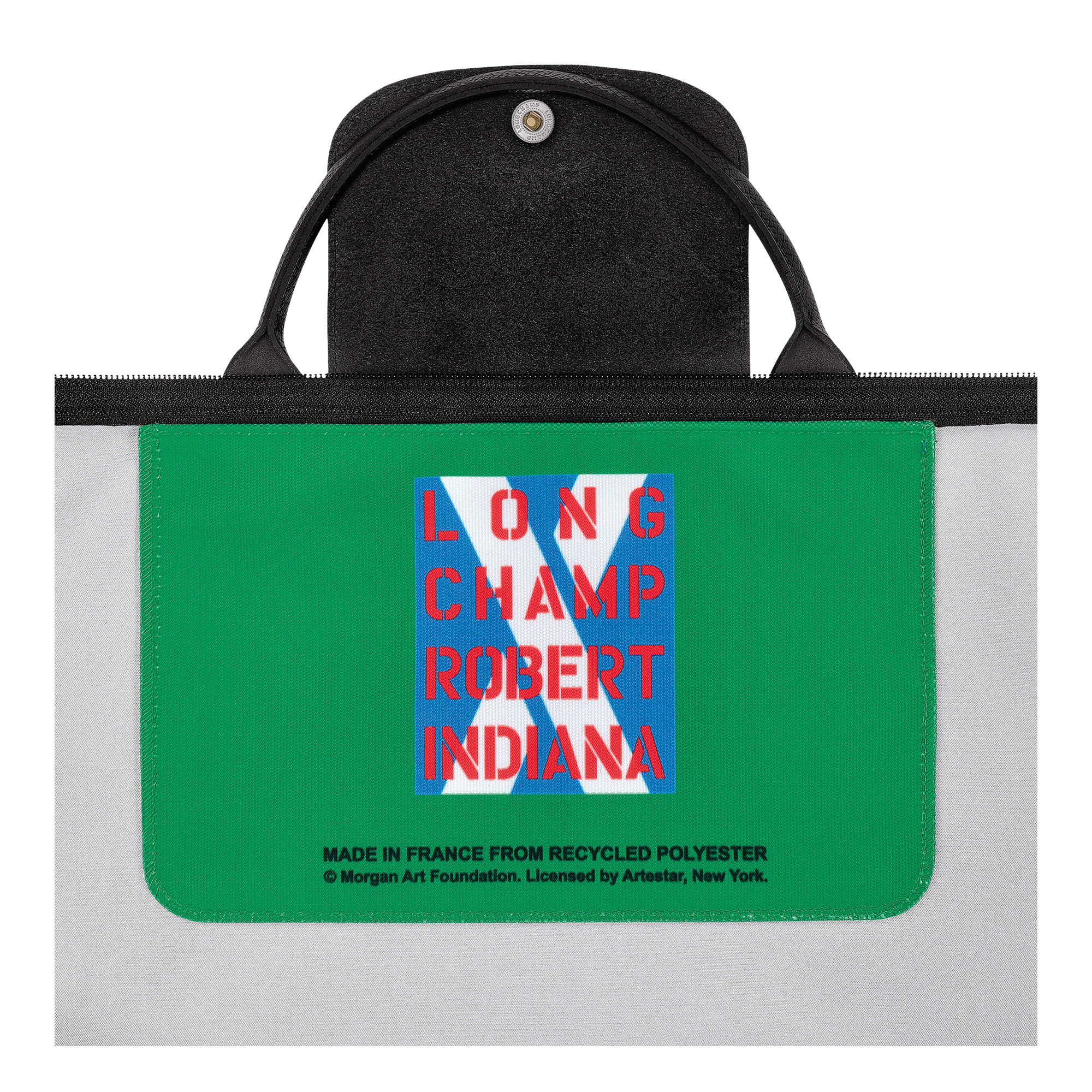 Longchamp x Robert Indiana Travel bag Red - Canvas - 5