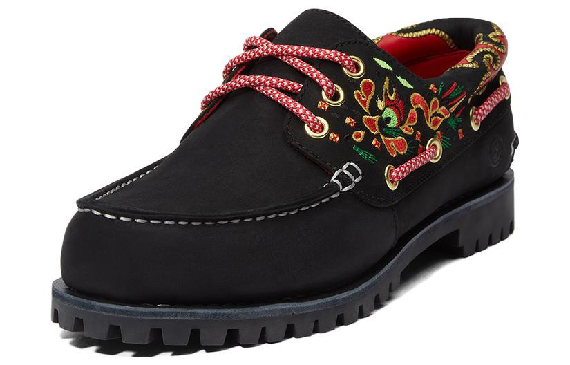 (WMNS) Timberland 3-Holes Boot Shoes x CLOT 'Black' A5Z6UW - 2