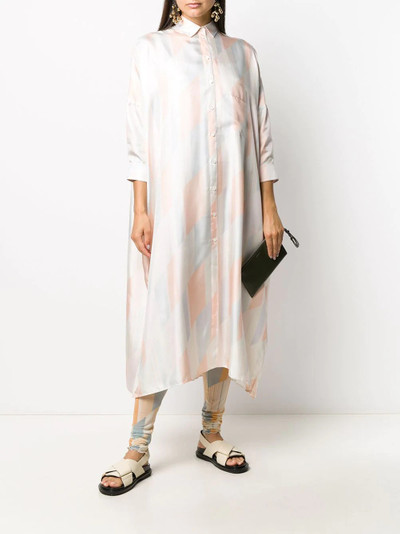 Jil Sander stripe print shirt dress outlook