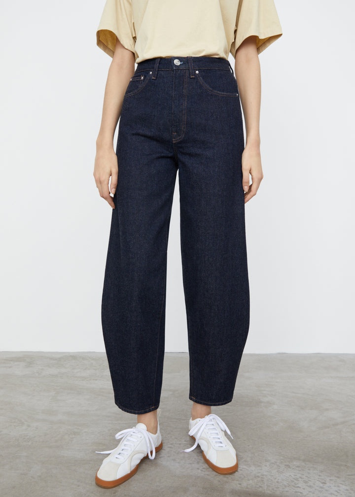 Barrel leg denim raw blue - 3