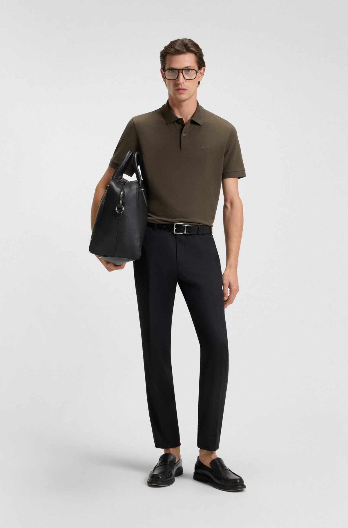 PALLAS POLO SHIRT IN COTTON PIQUÉ WITH LOGO DETAILS - 4