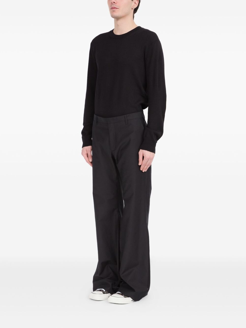 single-stitch logo trousers - 4