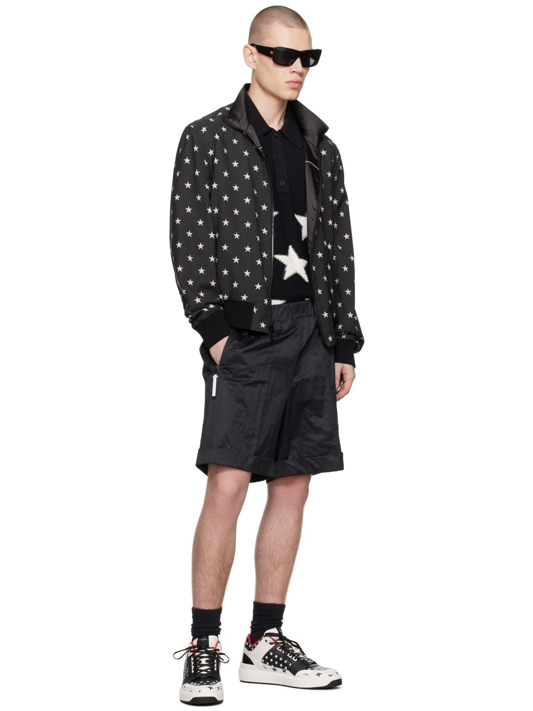Black Patch Shorts - 4