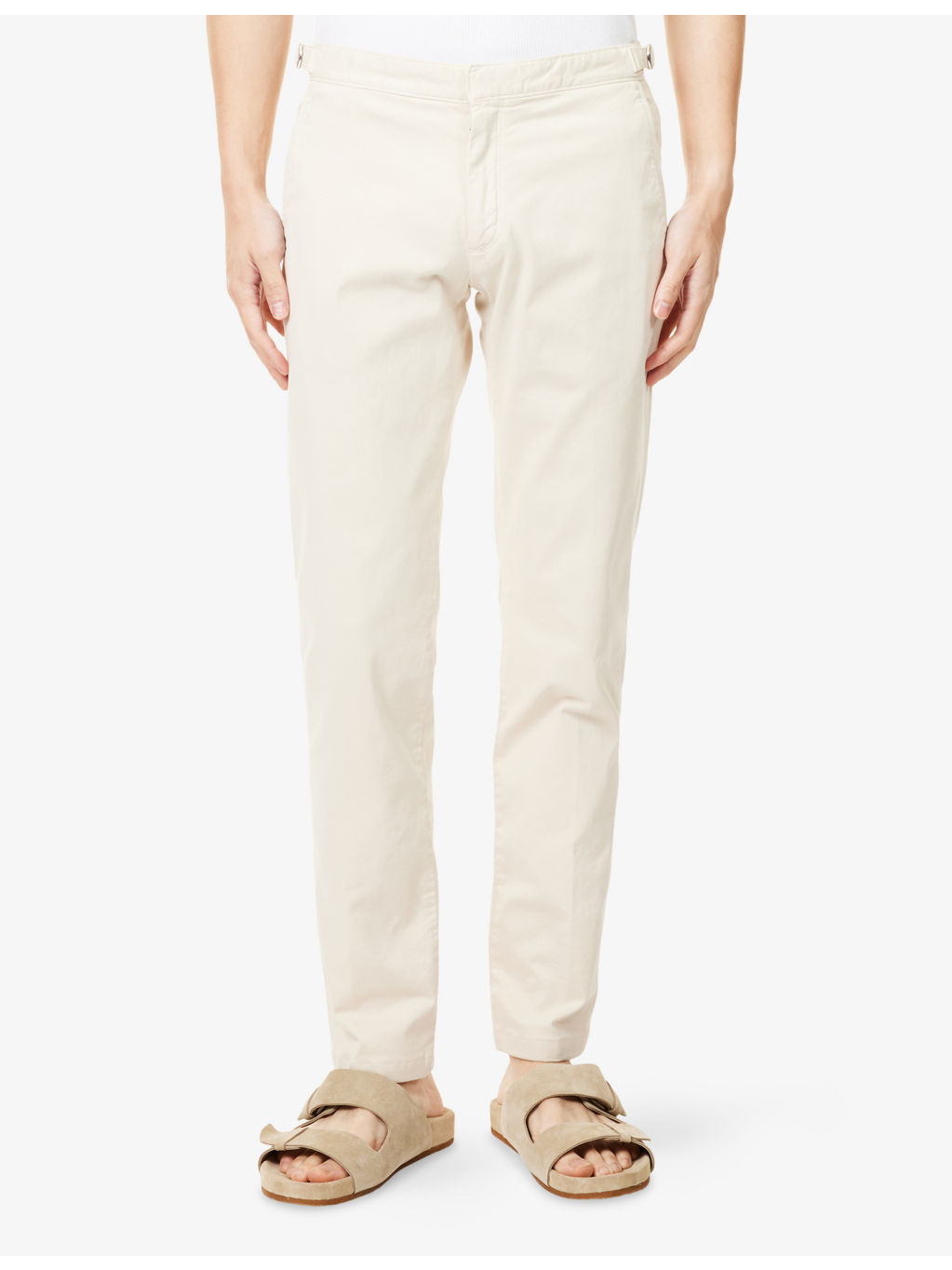 Fallon Tailored-Fit Stretch-Cotton Trousers - 3
