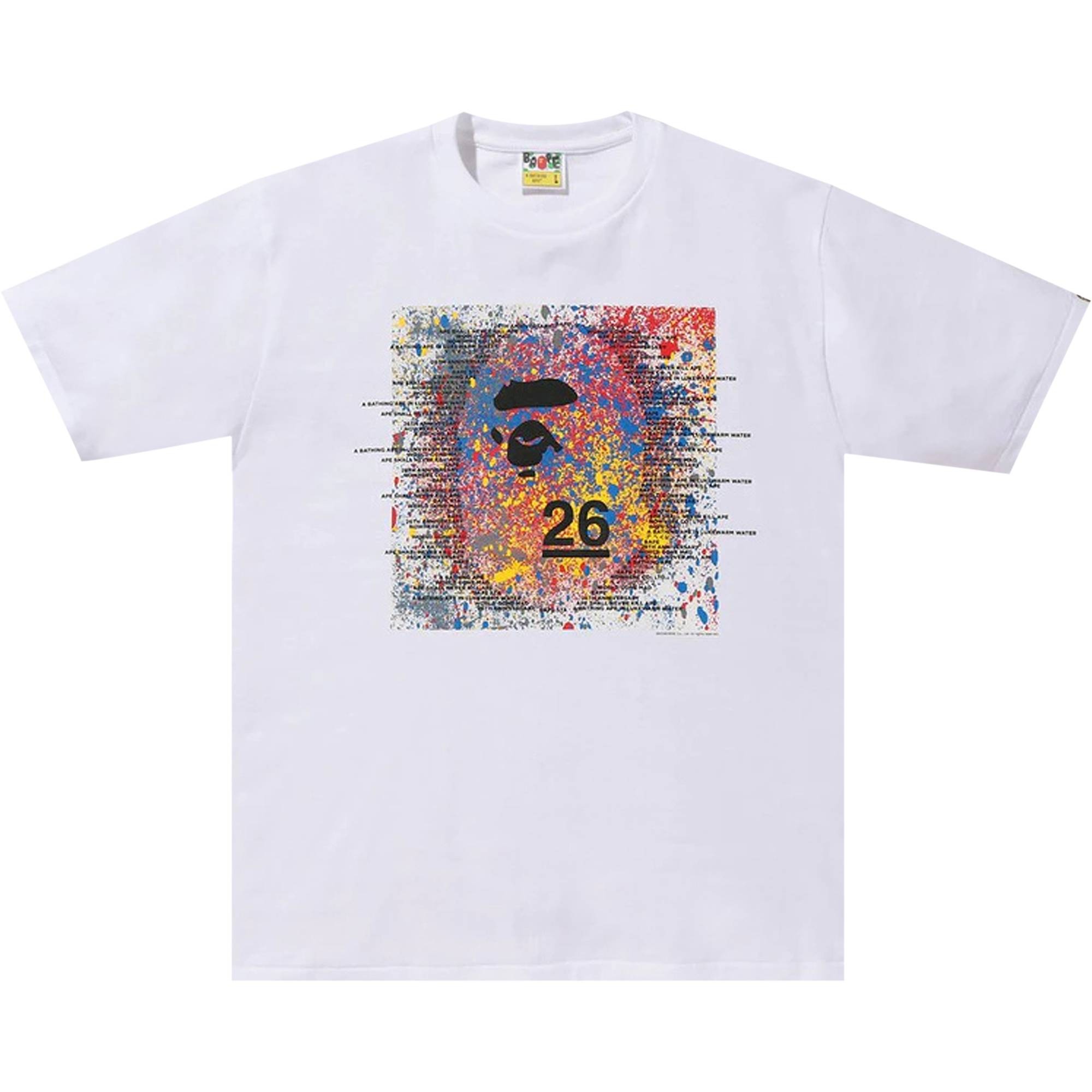 BAPE 26th Anniversary Tee 'White' - 1