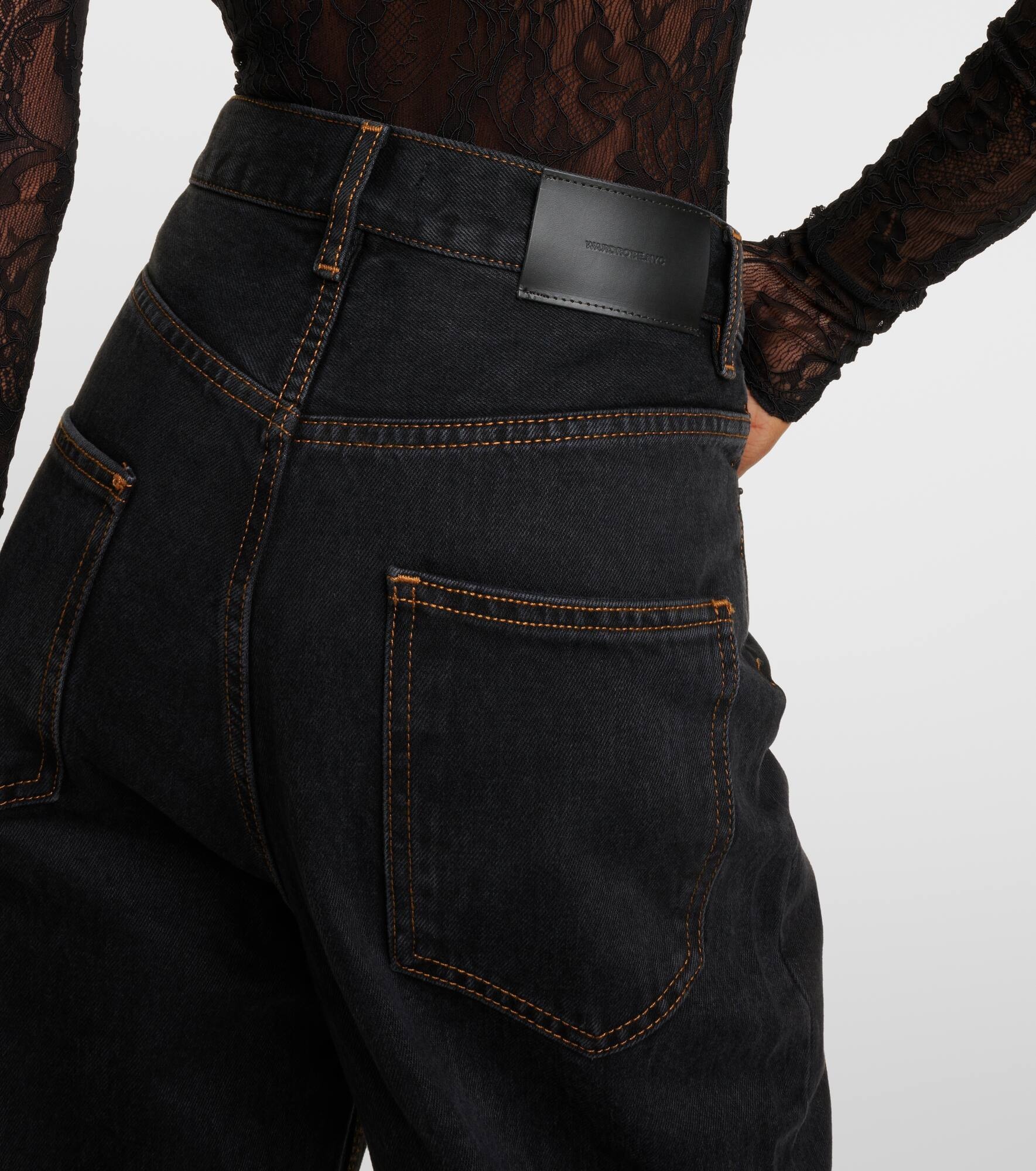 High-rise straight jeans - 6