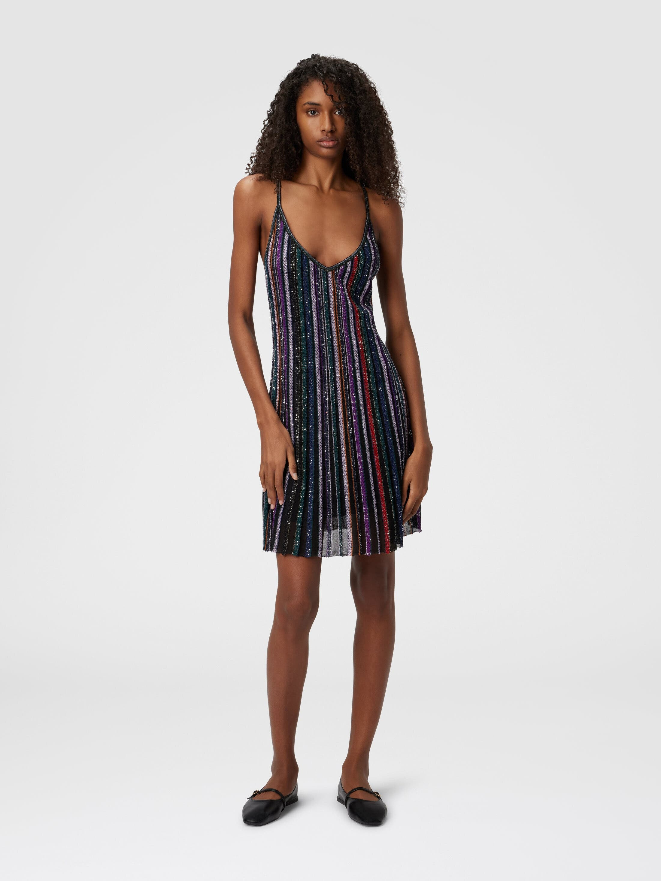 Missoni Mini Dress With Interlaced Straps in Multicoloured at Nordstrom - 2