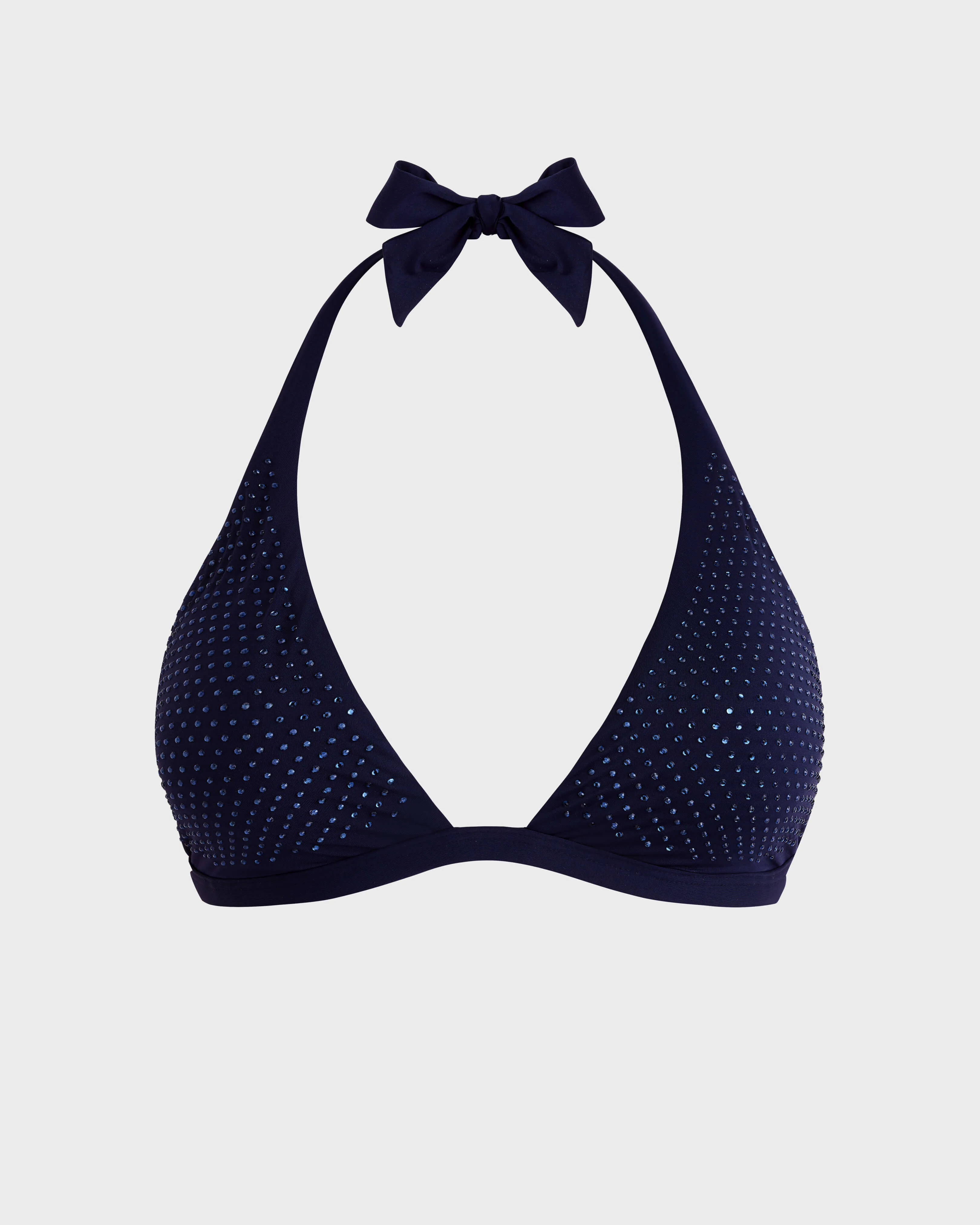 Women Halter Bikini Top Strass - 1