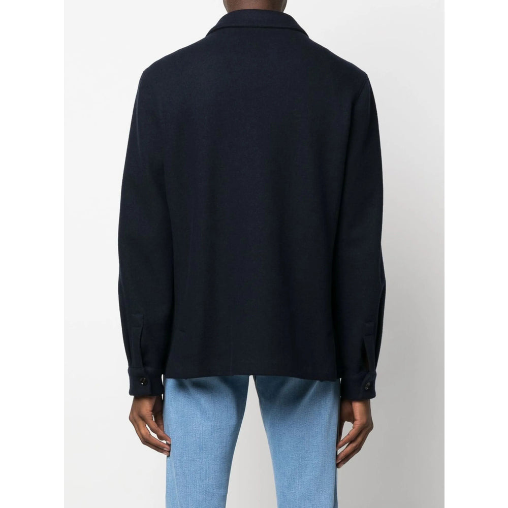 Zegna Blue Jackets - Shirt Jackets Men - 4