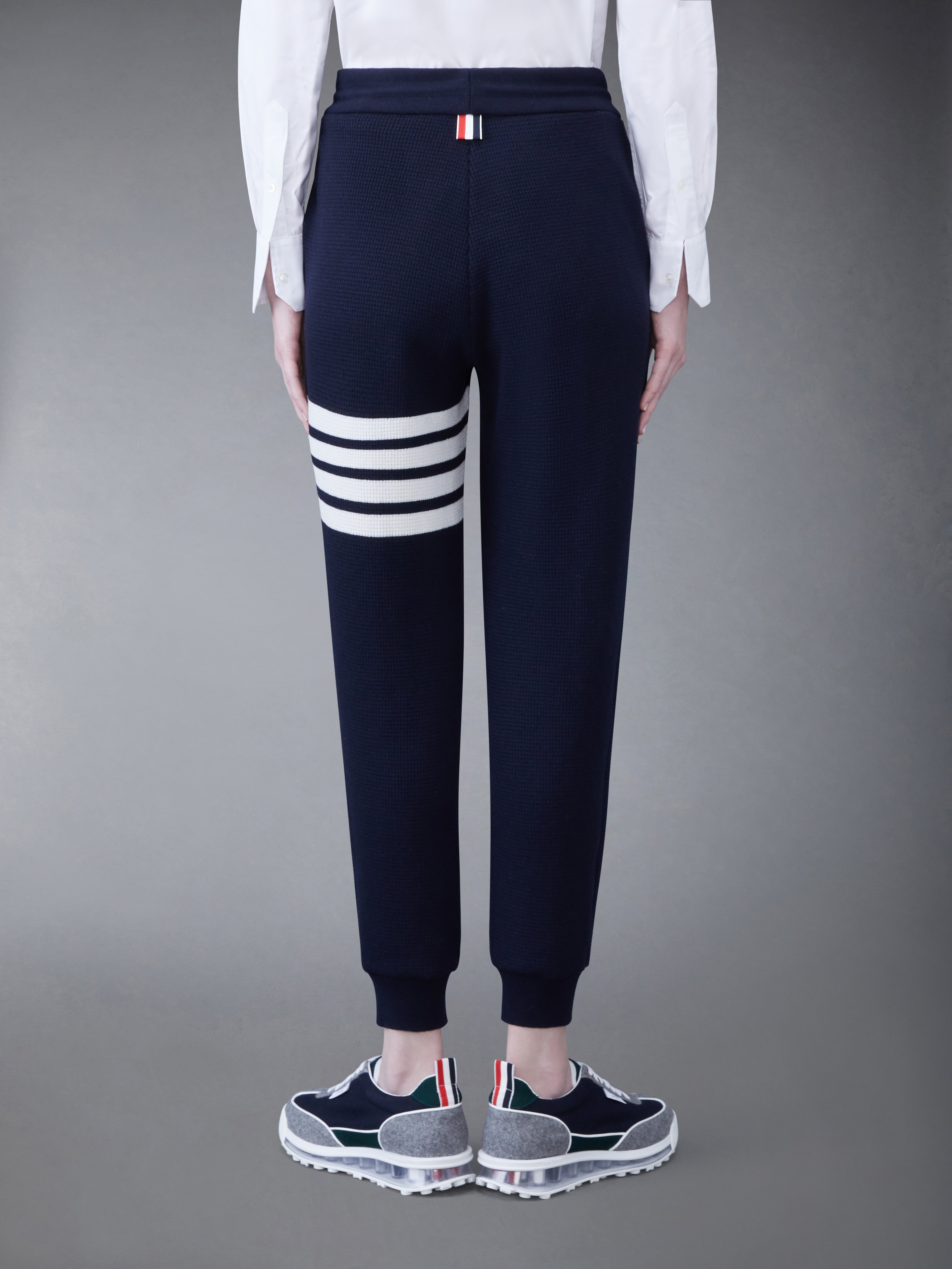 CASHMERE WAFFLE 2003 4-BAR SWEATPANTS - 2