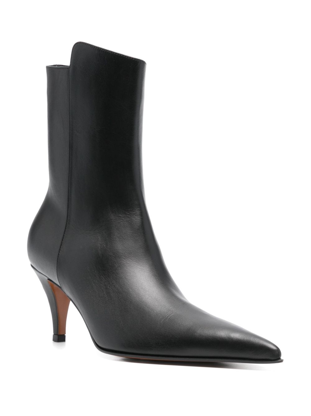 80mm leather boots - 2