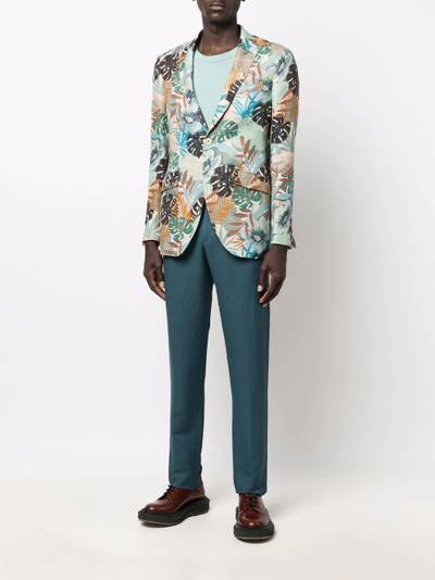 Etro mid-rise straight trousers outlook