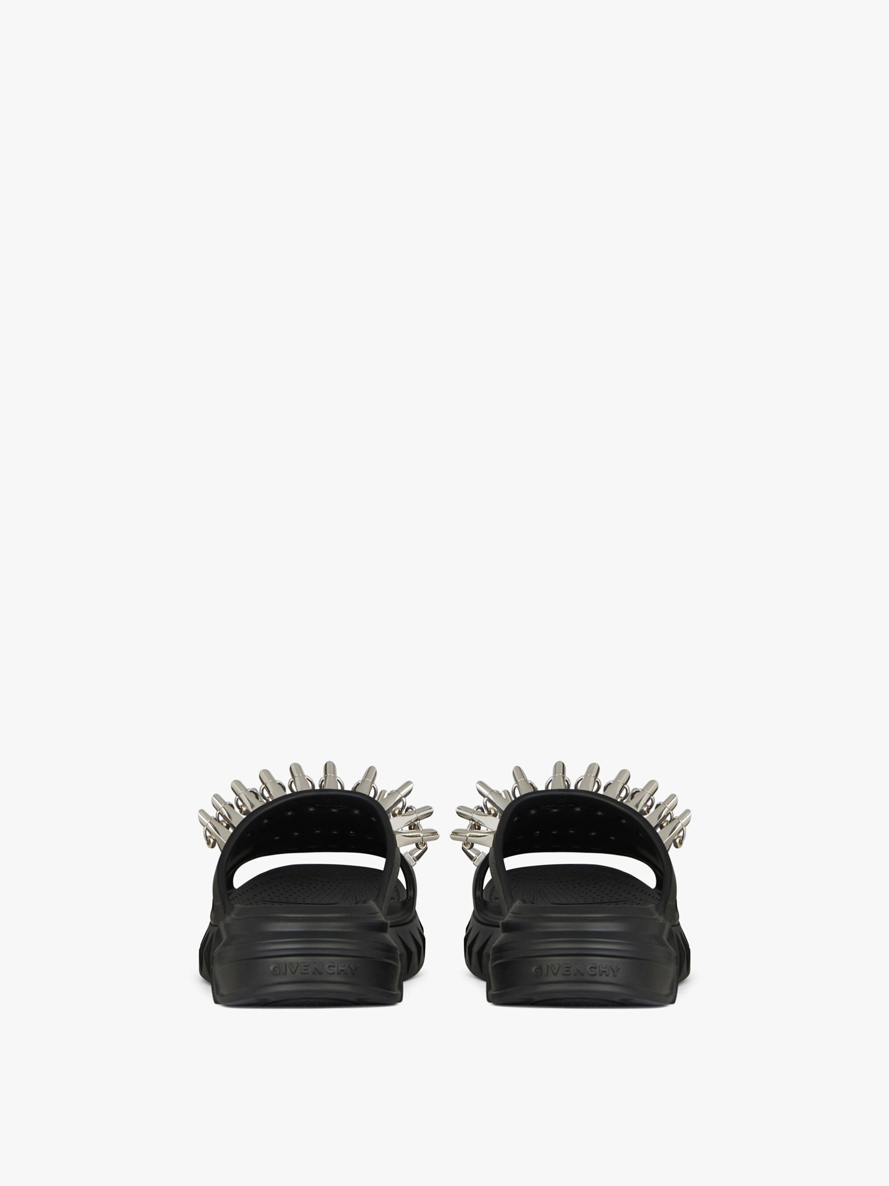 MARSHMALLOW SANDALS IN RUBBER WITH STUDS - 5
