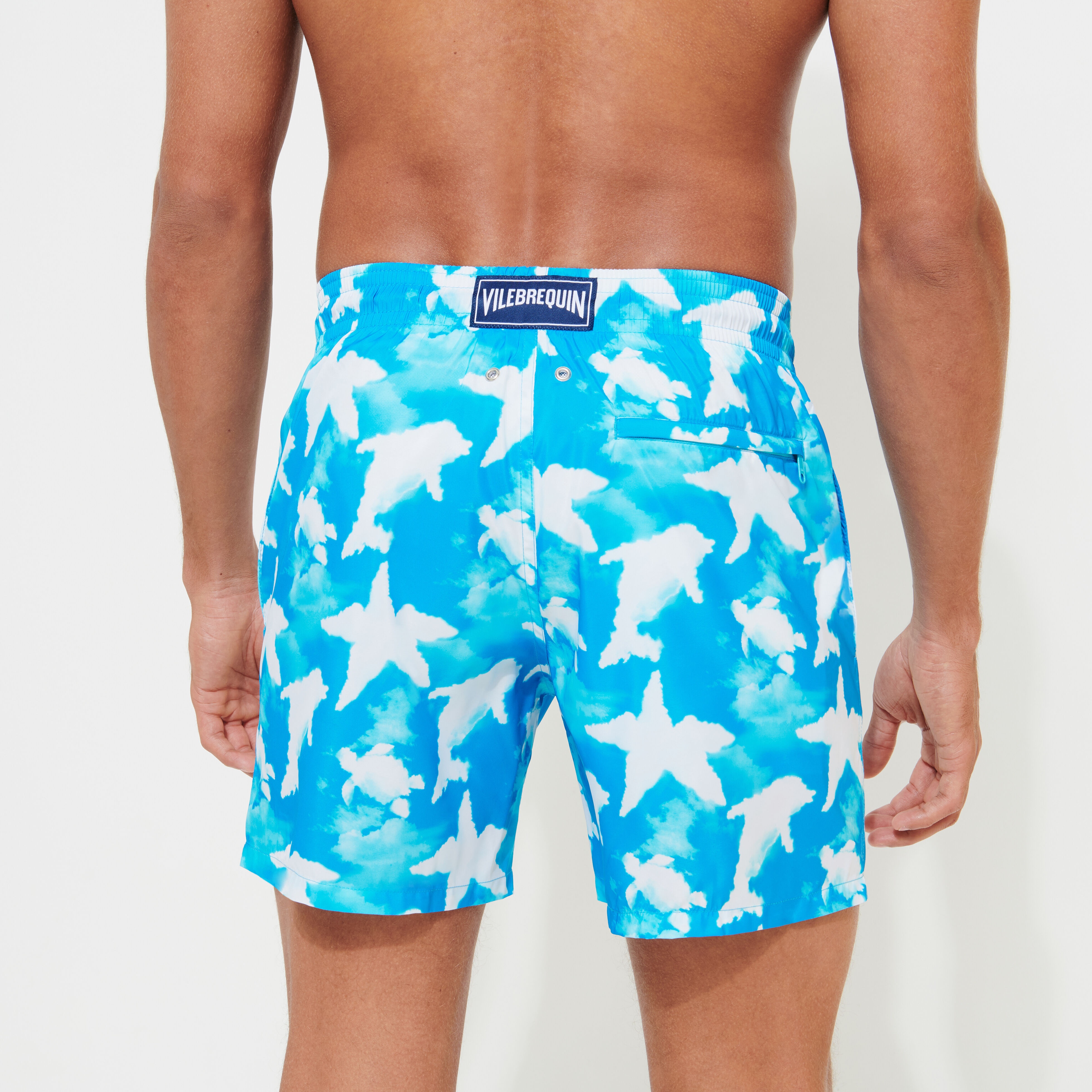 Men Ultra-light and packable Swim Trunks Clouds - 4