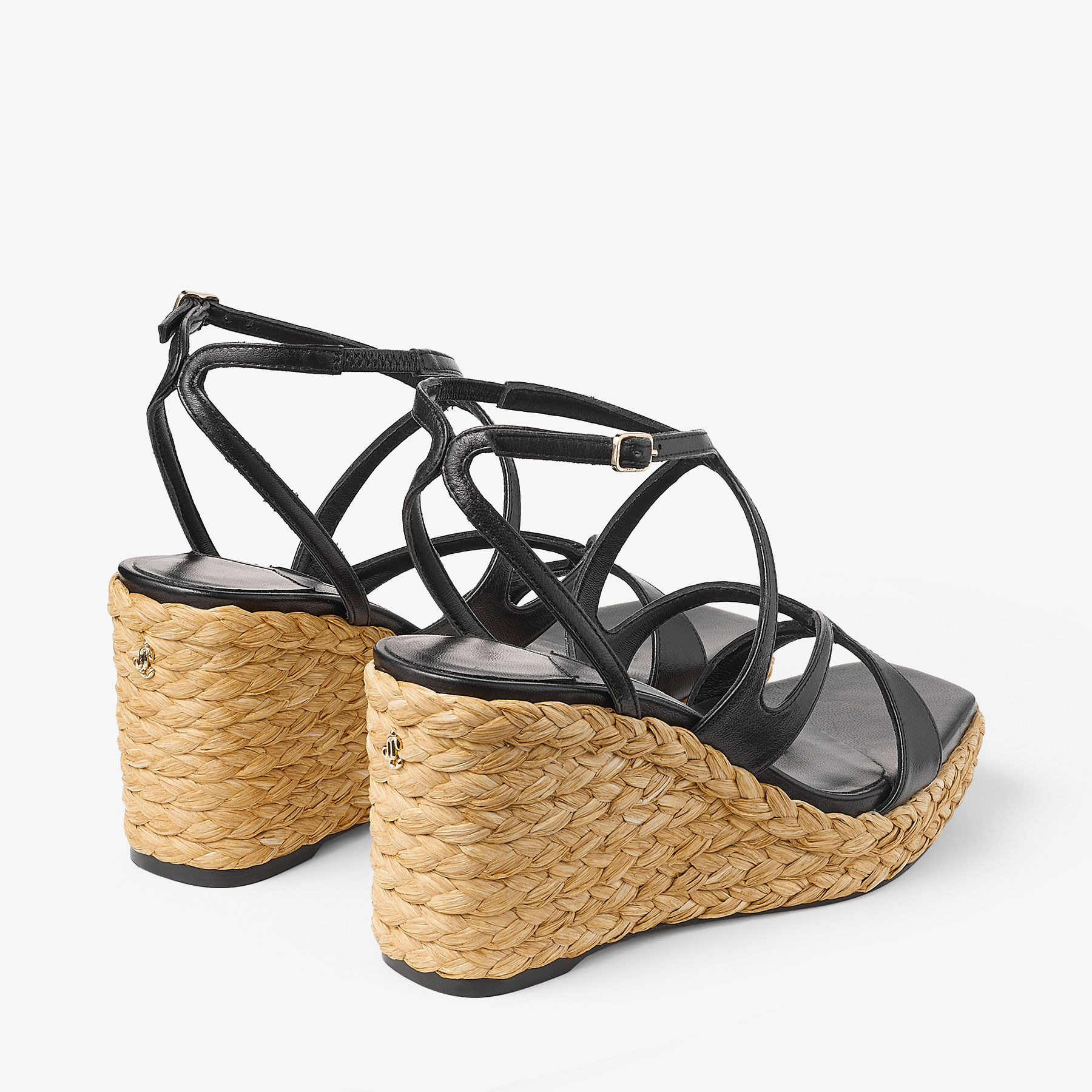 Ayla 85
Black Nappa Leather Wedge - 6