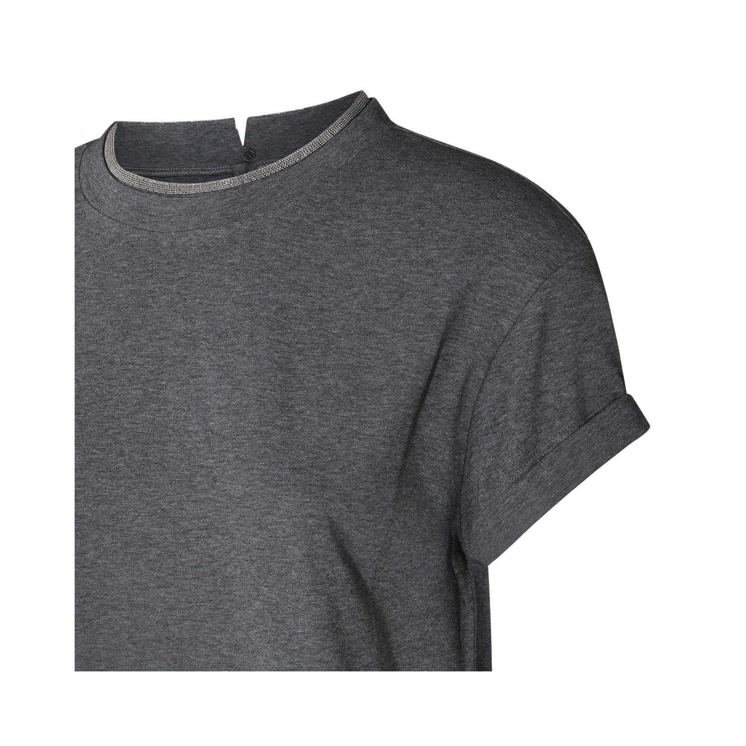 GREY COTTON T-SHIRT - 3