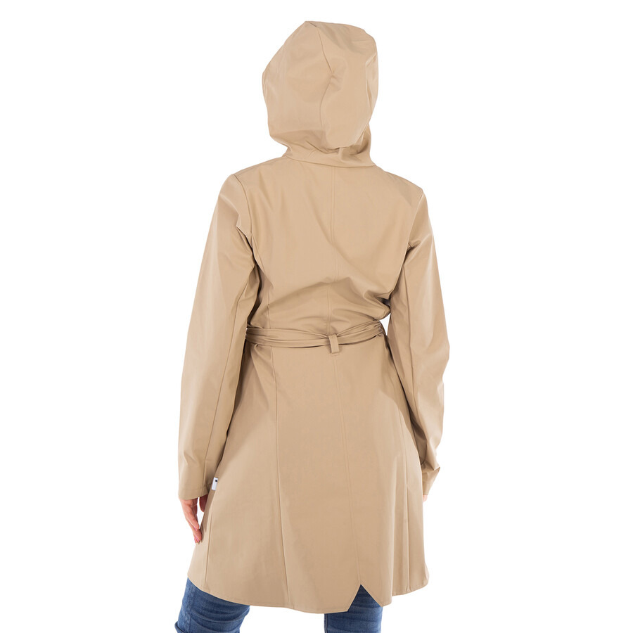 Rains Waterproof Curve W Jacket - Sand - 3