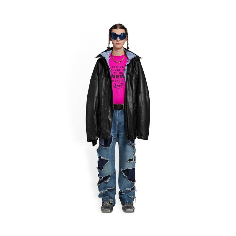 BALENCIAGA Men's Parka in Black outlook