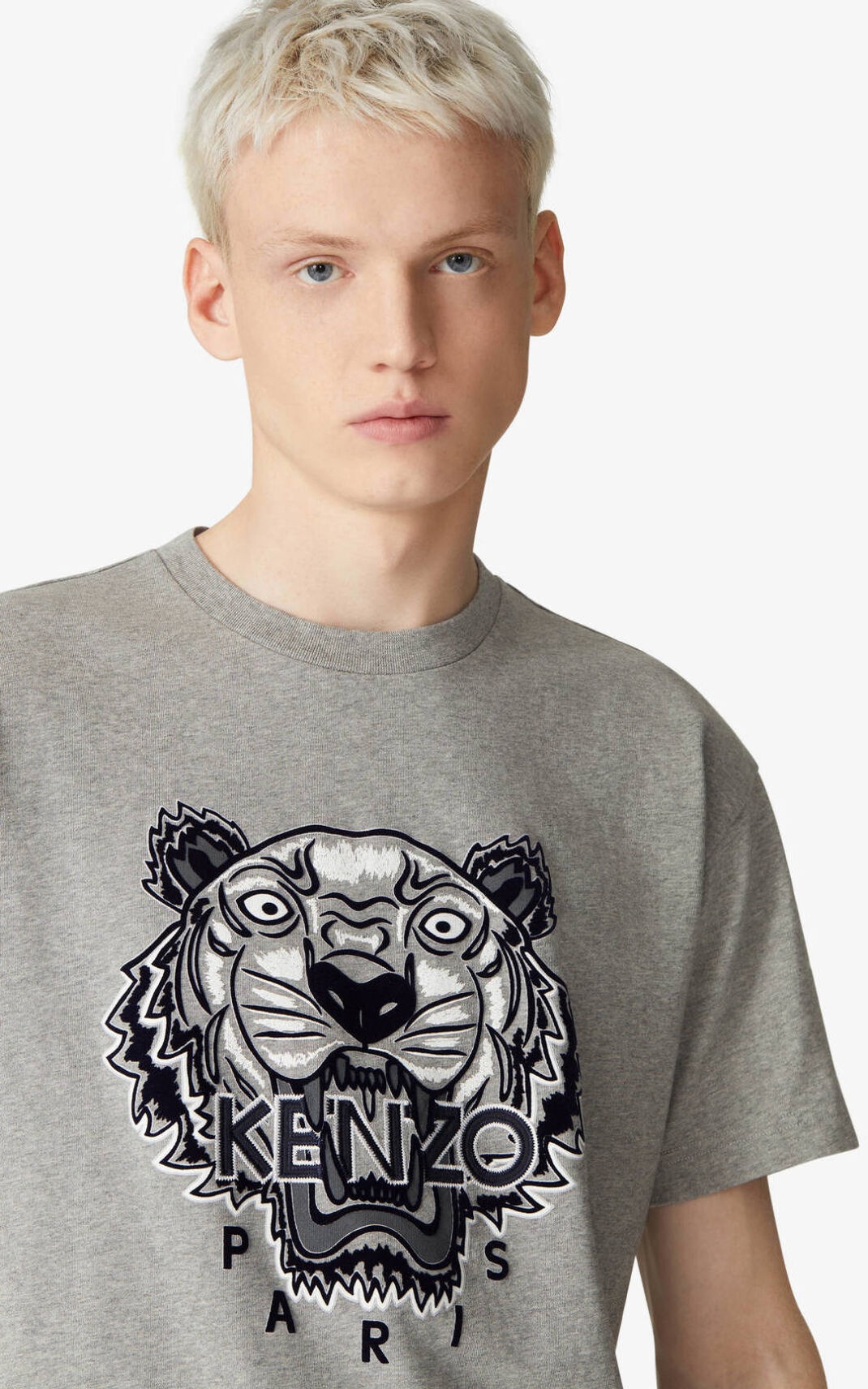 Oversized embroidered Tiger shirt - 3