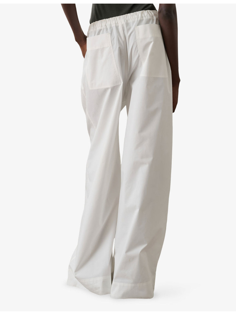 Hugues Straight-Leg Mid-Rise Cotton-Poplin Trousers 4