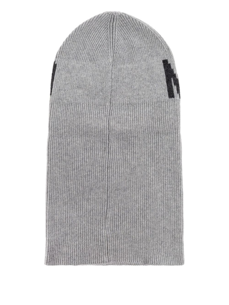 Moschino logo-detail balaclava outlook