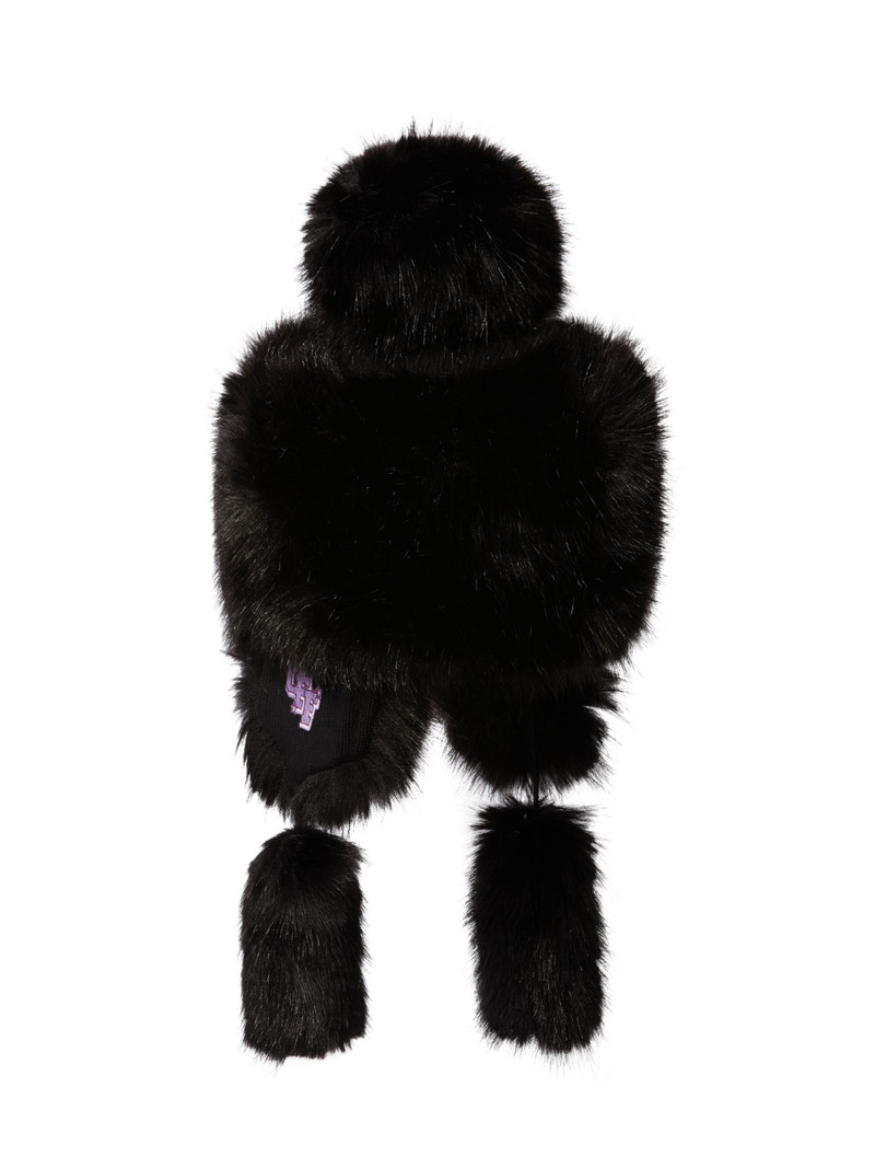 Off-White Black Fur Hat outlook