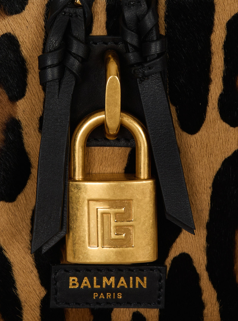 Pulse Vanity leopard print leather bag 7