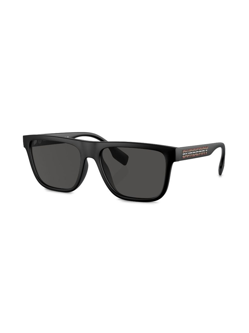 Burberry logo-print square-frame sunglasses outlook