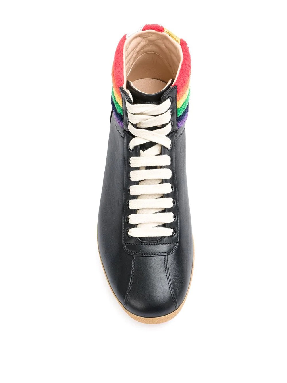 rainbow hi-top sneakers - 4