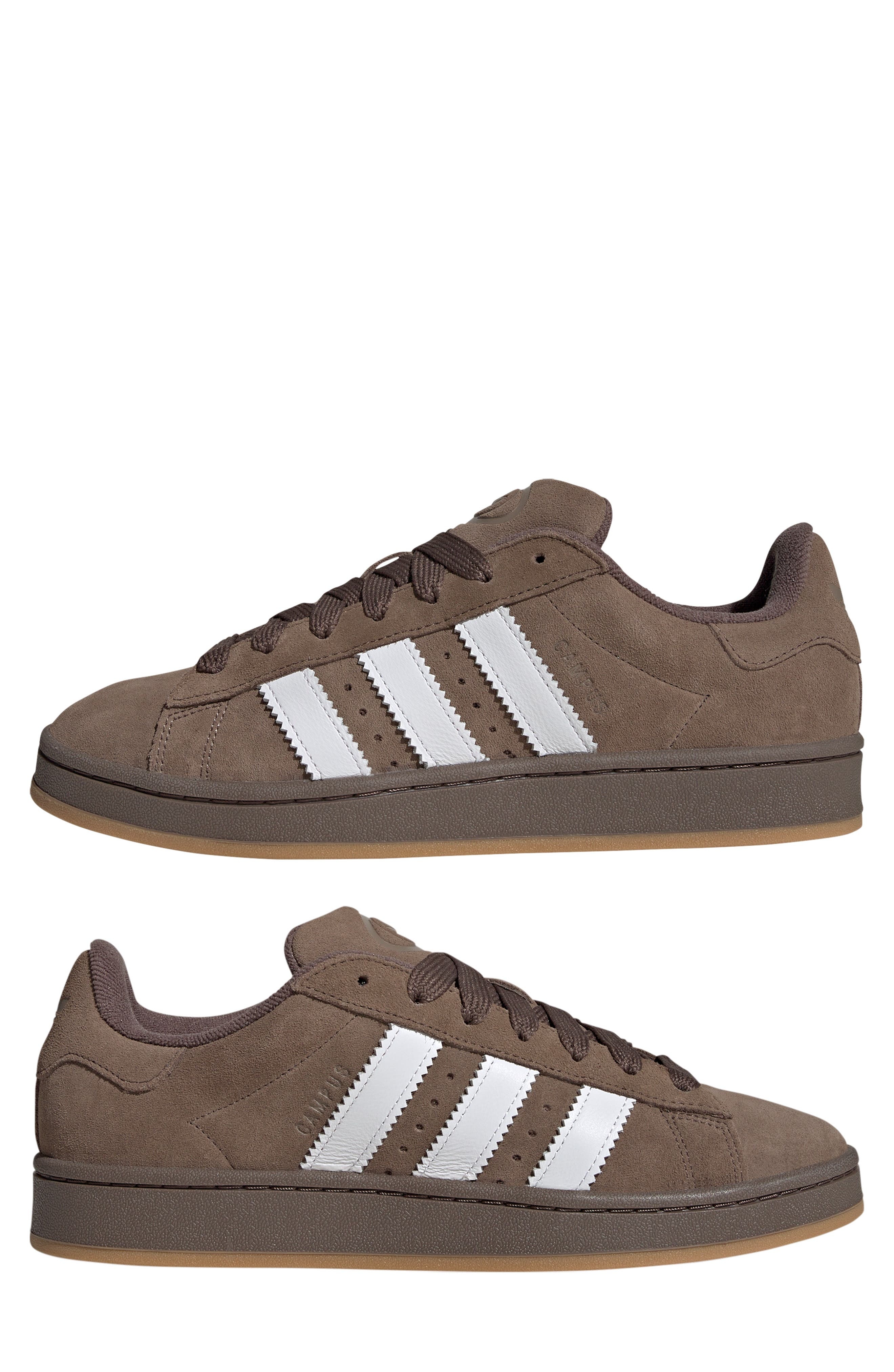 adidas Campus 00s Sneaker in Earth Strata/White/Gum at Nordstrom - 7