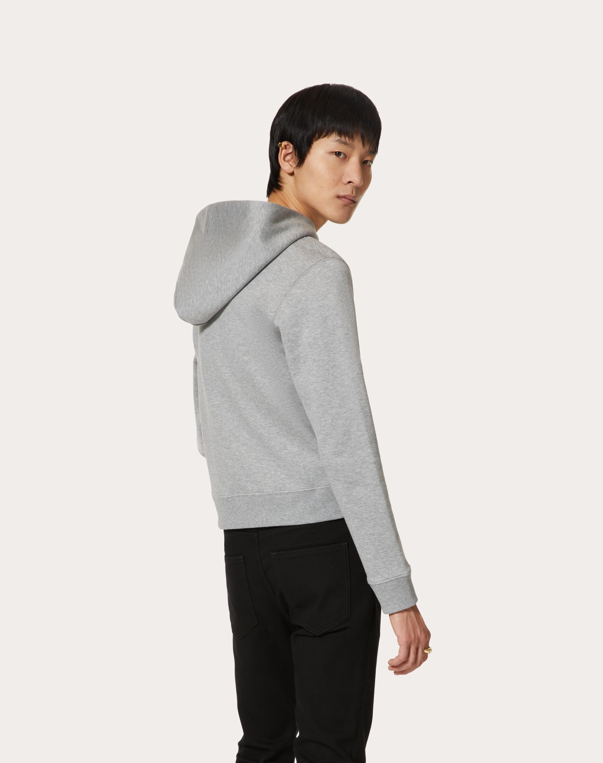 MAISON VALENTINO EMBROIDERED COTTON SWEATSHIRT - 4