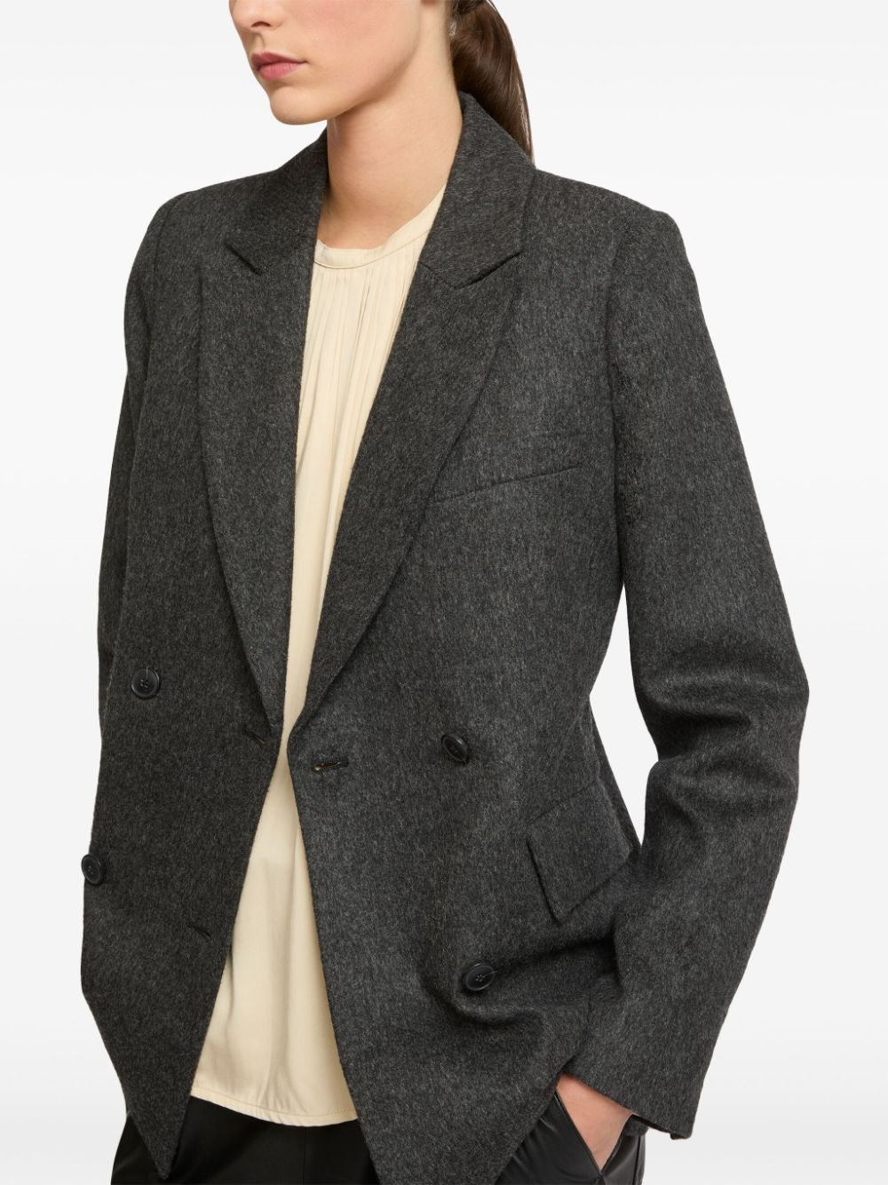 double breasted blazer - 4
