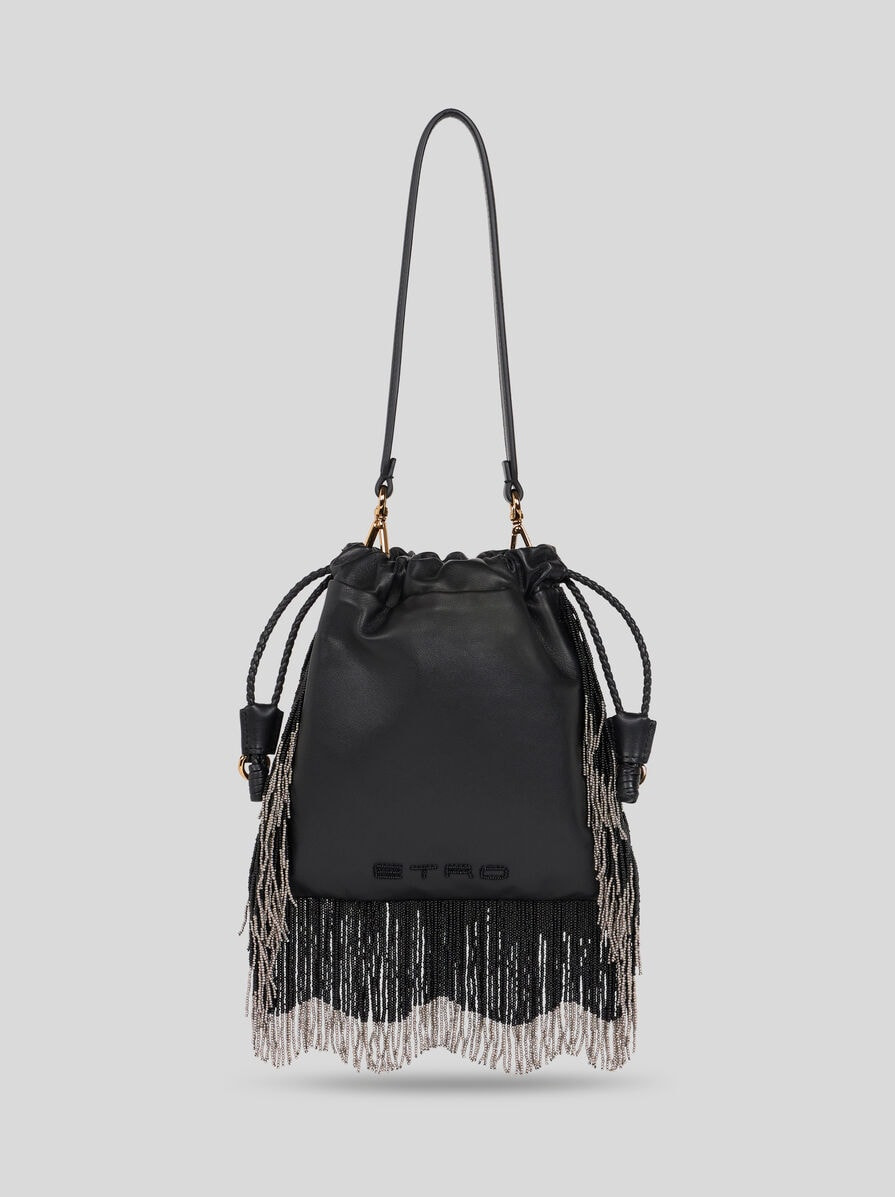 SMALL KALISPERA BAG WITH PEARLS AND FRINGING - 3