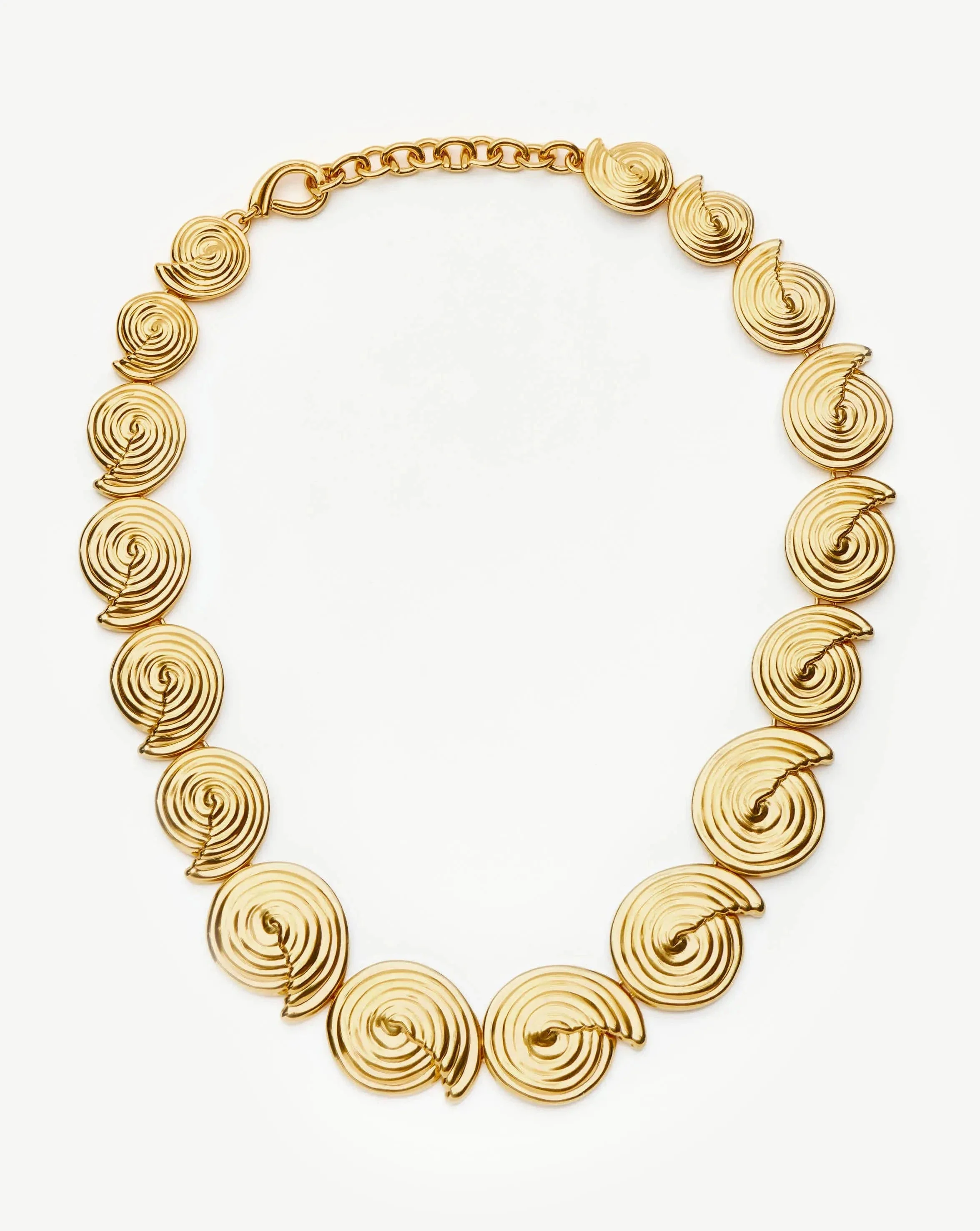Spiral Statement Chain Necklace - 1