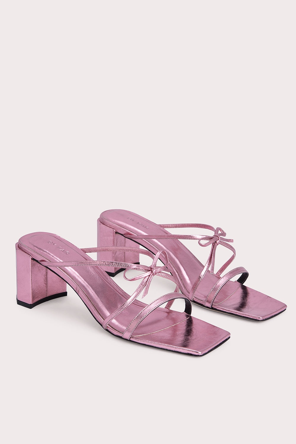 June Pink Metallic Leather - 2