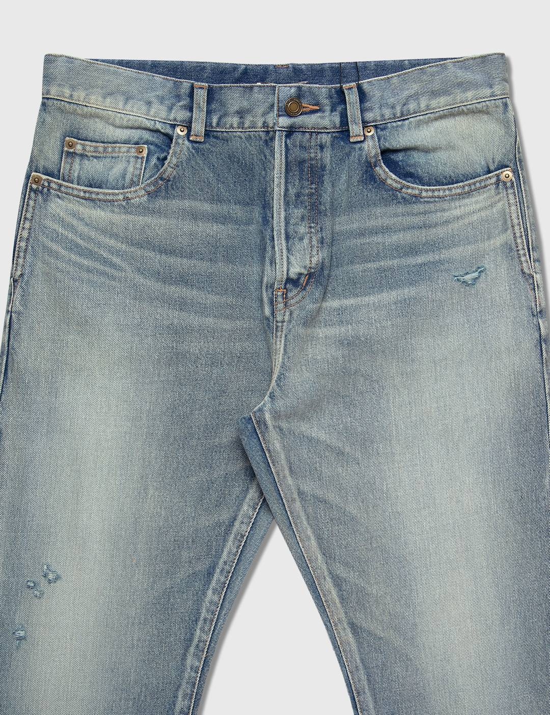 High Waisted Straight Jeans - 5