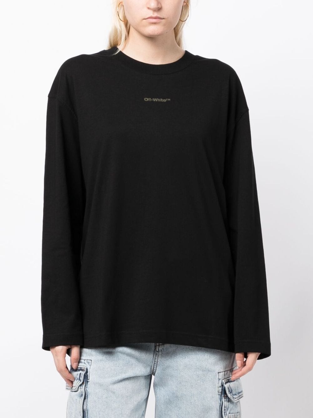 logo-print long-sleeve T-shirt - 5