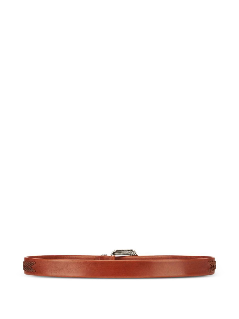 FORTELA Clayton leather buckle belt outlook