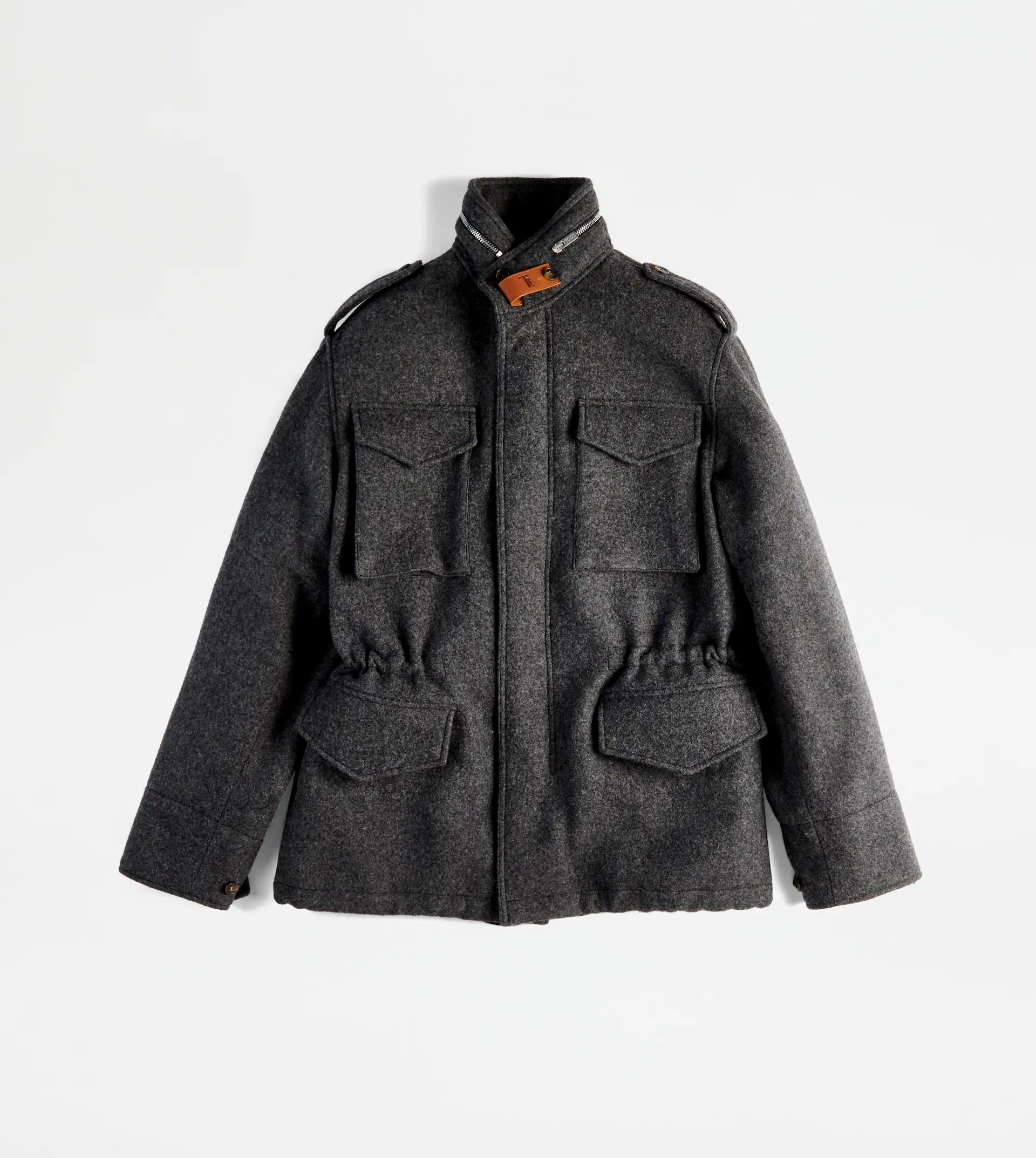 TOD'S OVER FIELD JACKET - GREY - 1
