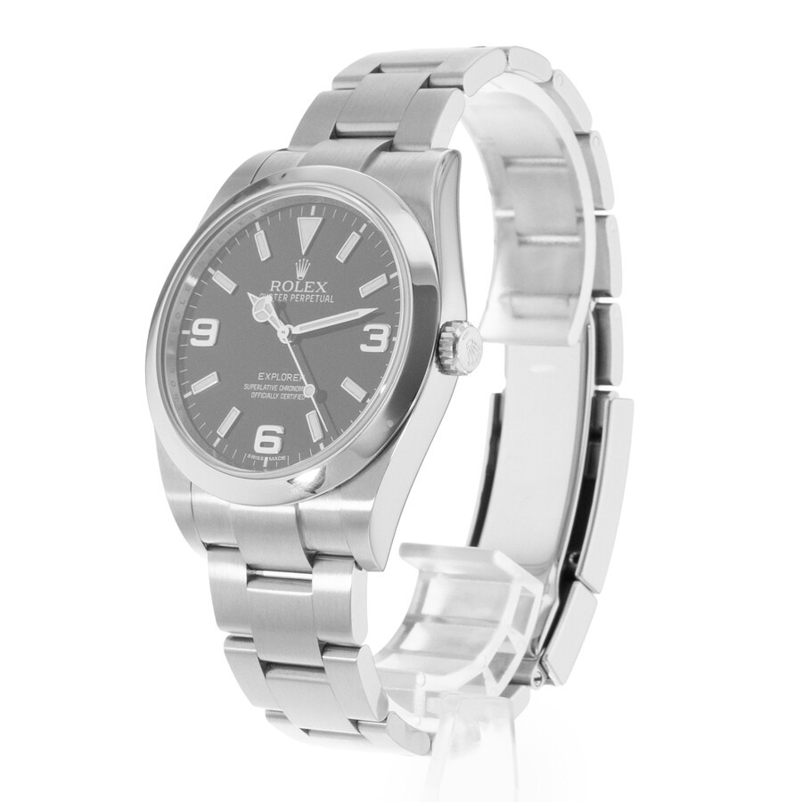 Pre-owned Rolex Explorer Automatic Chronometer Black Dial Men's Watch 14270 BKSO - 4