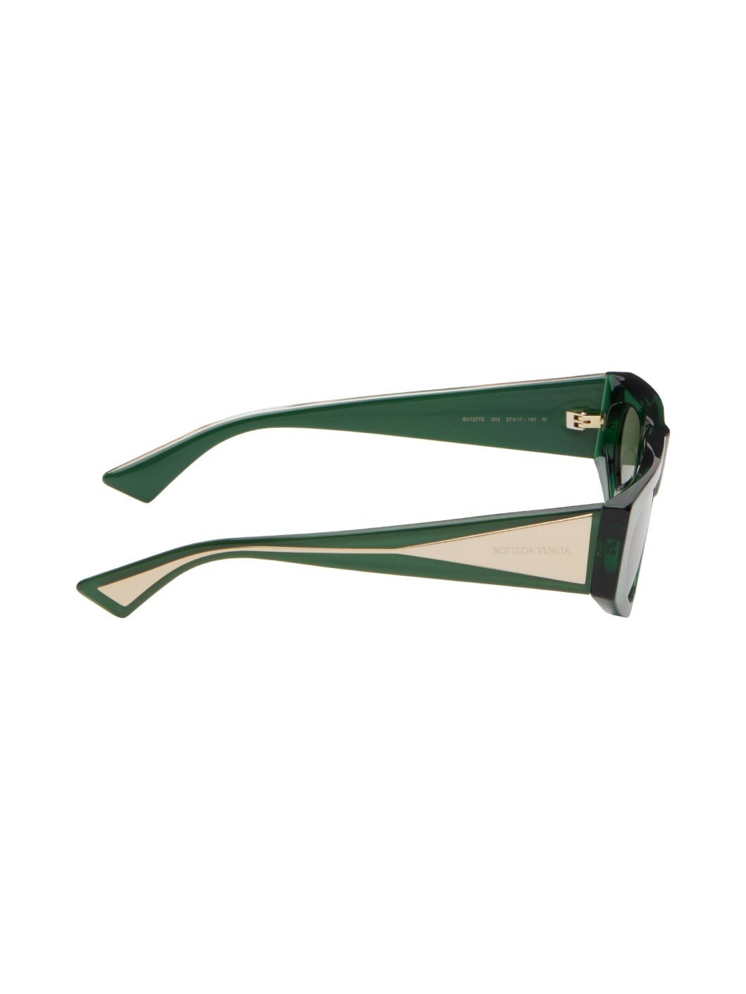 Green Rectangular Sunglasses - 2